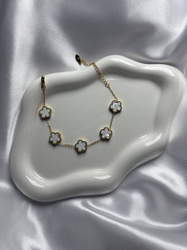 BRACCIALE FIORI MADREPERLA
