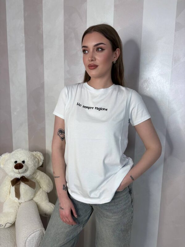 T-SHIRT "HO SEMPRE RAGIONE"